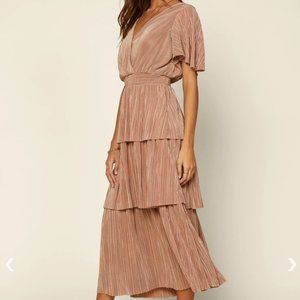 Pleated Maxi Dress